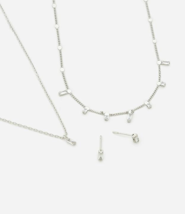 Conjunto Collar Capas con Colgantes y Caravanas Punto de Luz