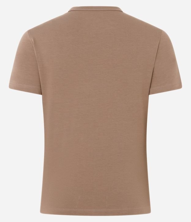 Blusa Slim Básica en Algodón Peruano con Cuello Redondo 3