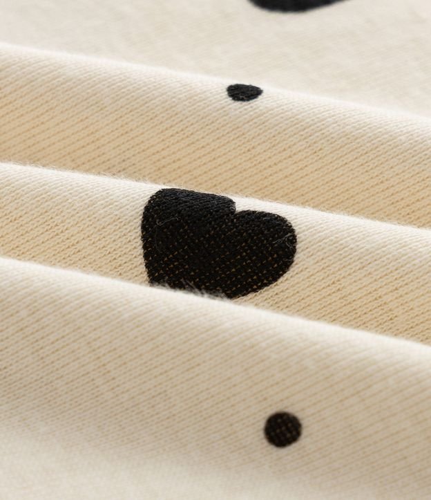 Pijama Infantil Largo con Estampado de Corazones y Moñitas – Talle 2 a 14 años 7