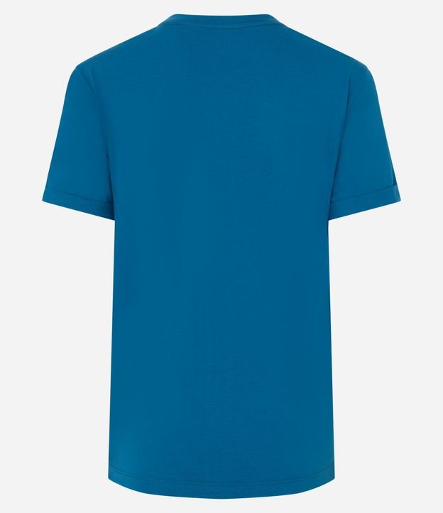 Remera en Media Malla con Manga Corta Doblada 3