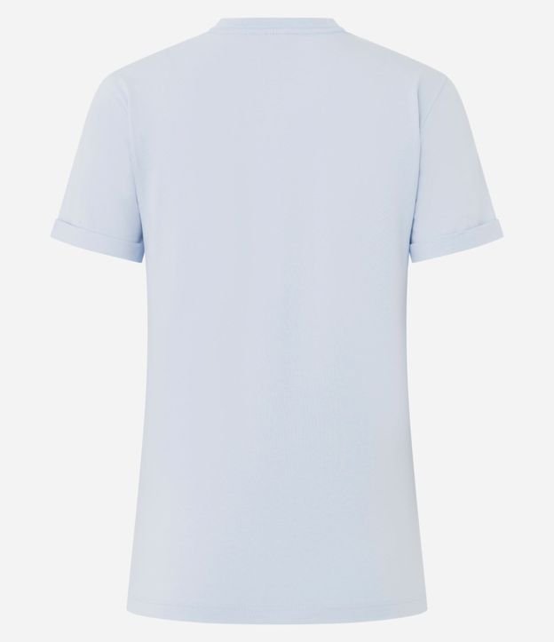 Remera en Media Malla con Manga Corta Doblada 7
