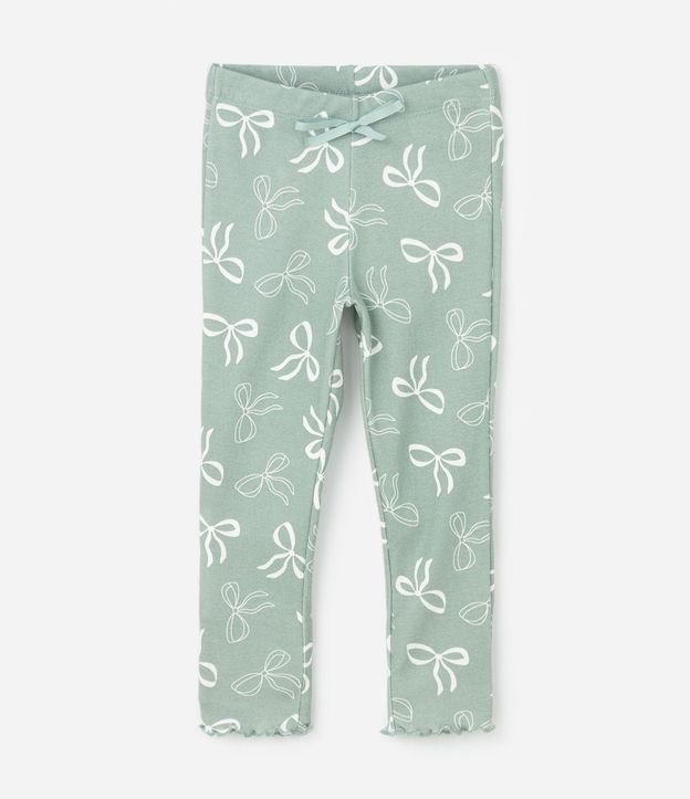 Pijama Infantil Blusa y Pantalón con Estampado de Moñitas – Talle 2 a 8 años 5