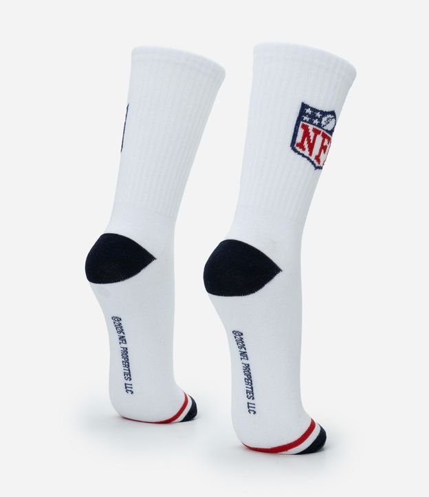 Media Caña Larga Individual Algodón Personaje Licenciado NFL Escudo 3