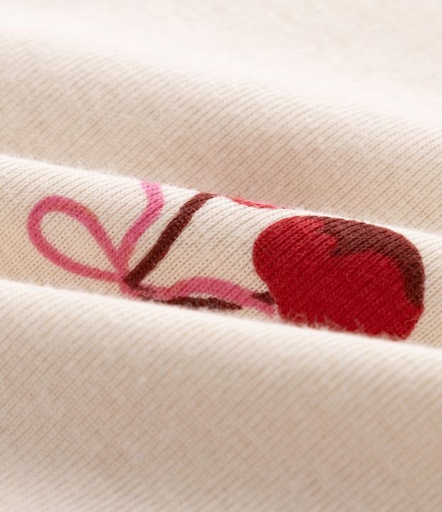 Pijama Infantil Rib Estampa Cereza - Talle 5 a 16 años 7