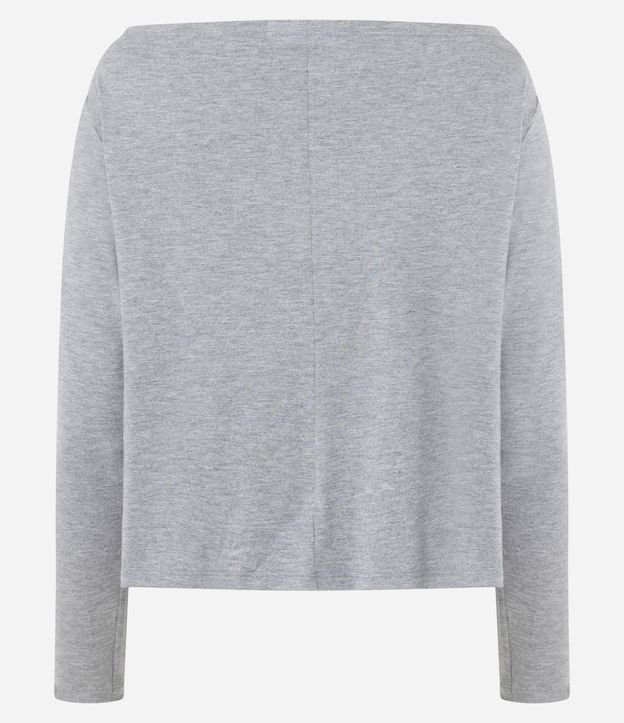 Blusa Hombro a Hombro en Viscolino con Tachuelas Contrastantes 8