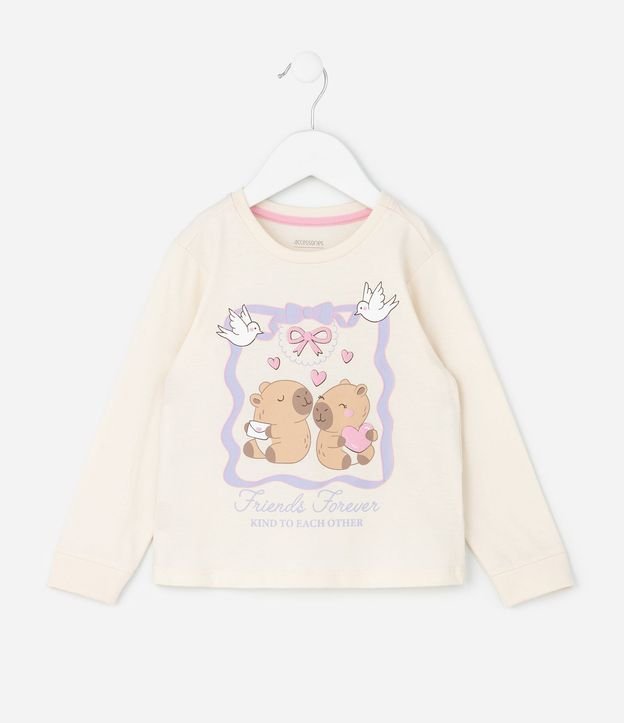 Pijama Infantil con Estampado Carpinchos – Talle 2 a 6 años 3