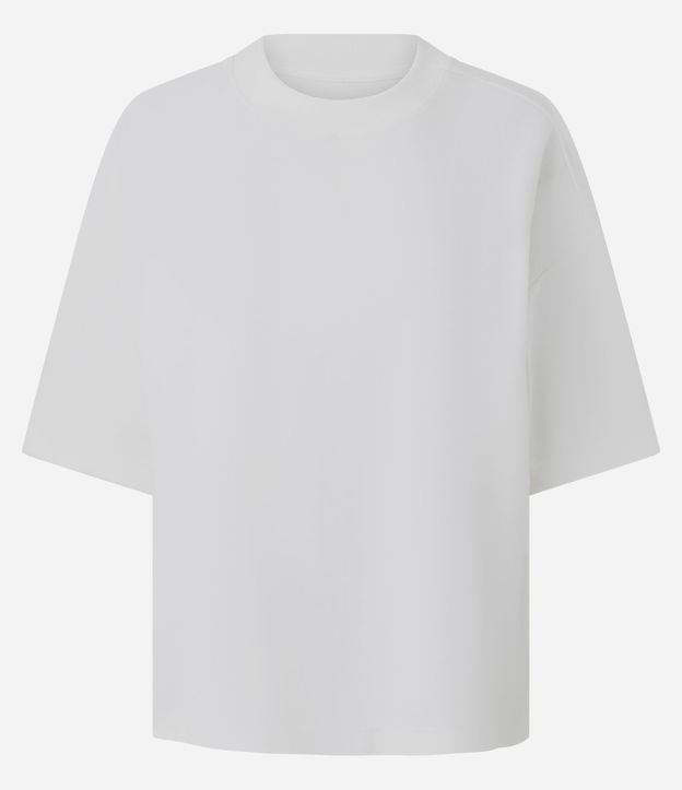 Remera Over Malla con Manga Corta 5