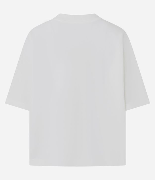 Remera Over Malla con Manga Corta 6