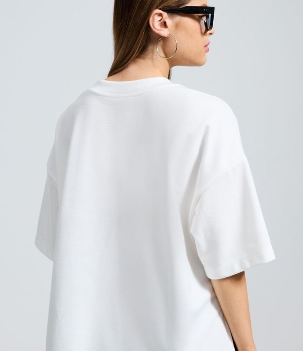 Remera Over Malla con Manga Corta 4