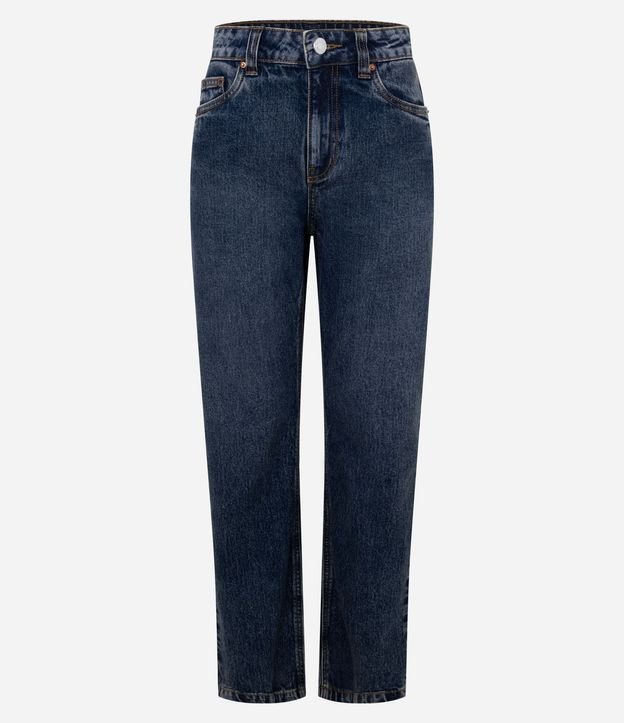 Pantalón Recto Estructurado en Jeans 2