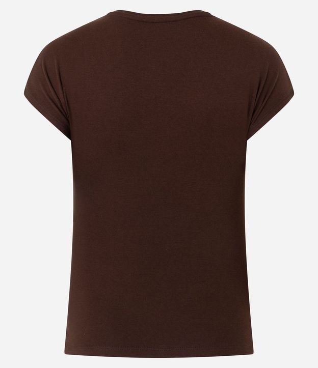 Blusa Básica en Rib con Hombro Caído 7