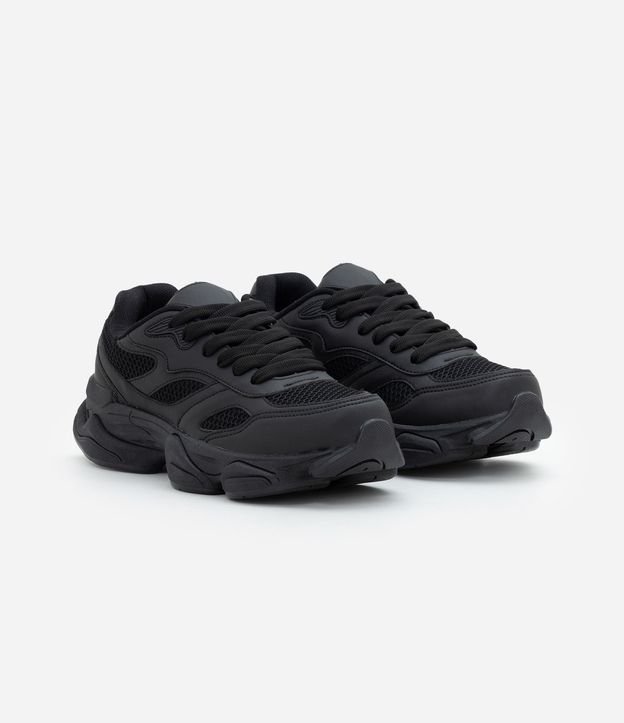 Championes Dad Sneaker en PU con Recortes y Suela 3