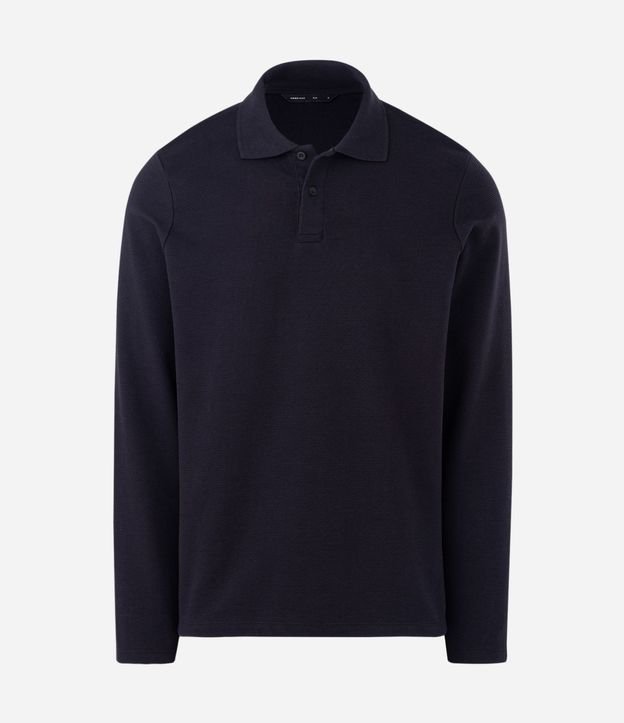 Remera Manga Larga Polo Texturizada Ottoman 4