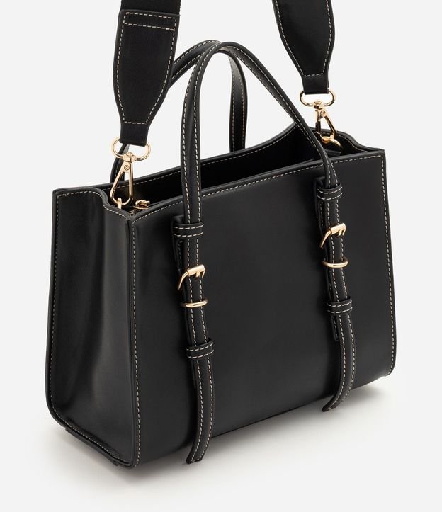 Bolsa Satchel Mediana con Correa de Mano Desmontable y Boho Romántico