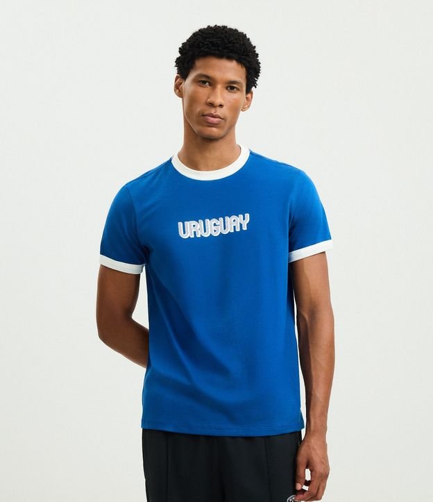 Remera Bordado Uruguay 1