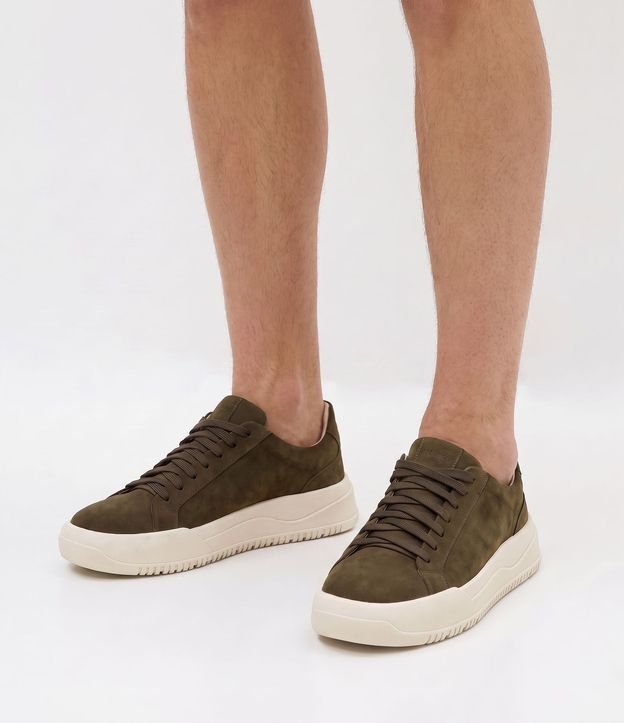 Championes Casual en Material Sintético Liso