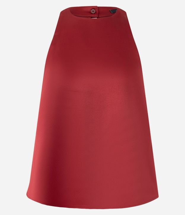Blusa Satinada con Escote Halter 5