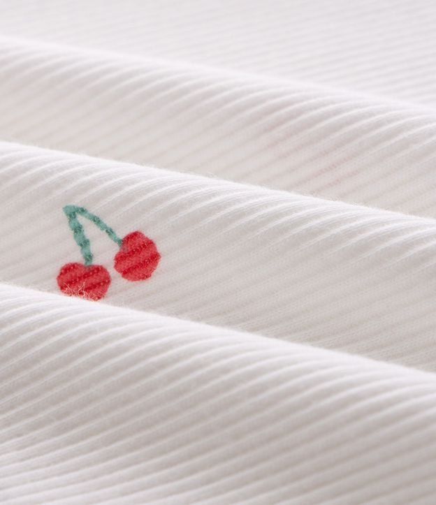 Remera Infantil en Rib Cereza - Talle 1 A 6 años 3