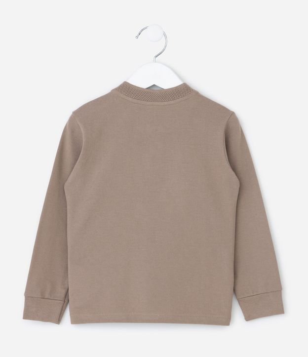 Remera Infantil Henley Texturizada – Talle 1 a 5/6 años 3