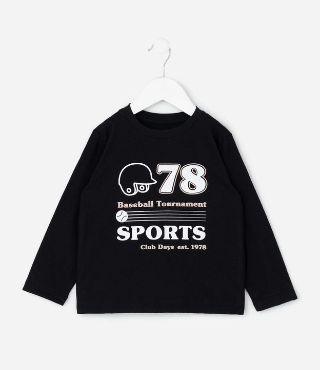 Remera Infantil Deportiva con Estampa de Baseball Sports – Talle 1 a 5/6 años 2