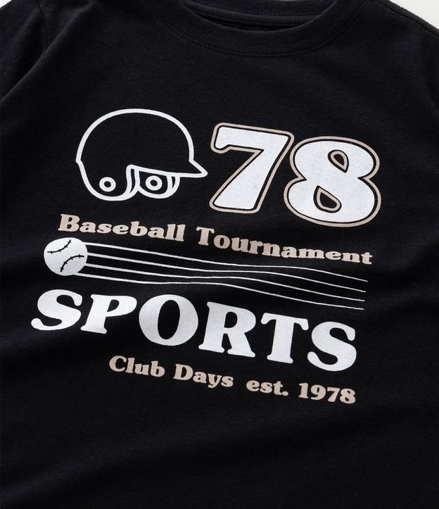 Remera Infantil Deportiva con Estampa de Baseball Sports – Talle 1 a 5/6 años 5