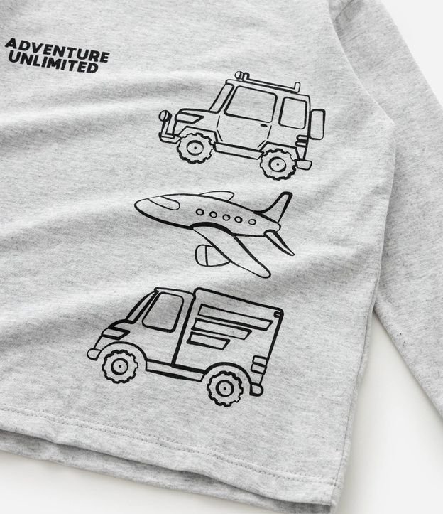 Remera Infantil con Estampa de Aviones y Coches – Talle 1 a 5/6 años 6