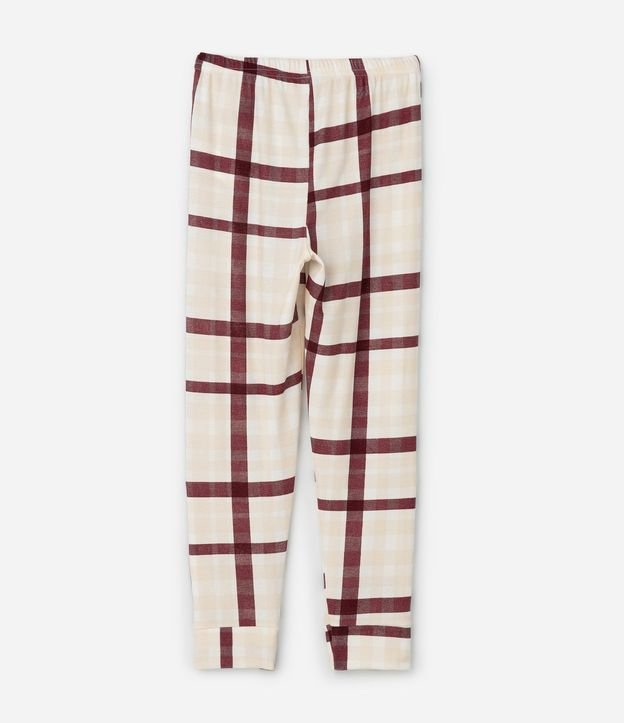 Pijama Infantil Blusa Manga Larga y Pantalón de Cuadros – Talle 2 a 14 años 7