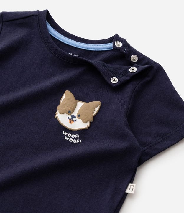 Conjunto Infantil con Remera y Bermuda Rayada - Talle 0 a 18 Meses 5