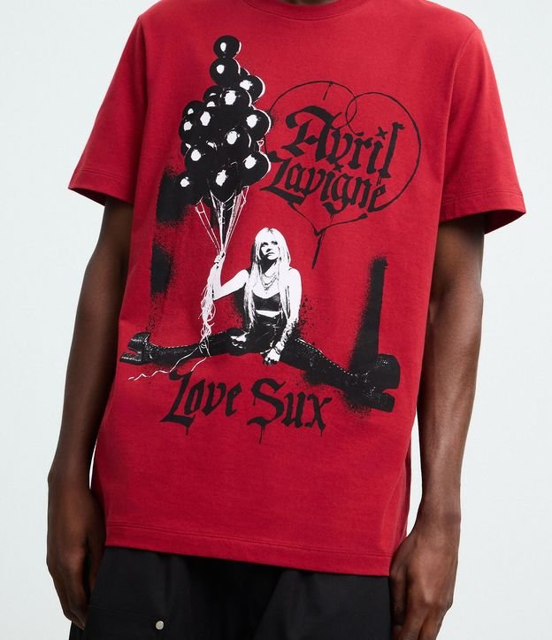 Remera Manga Corta en Algodón Avril Lavigne 4