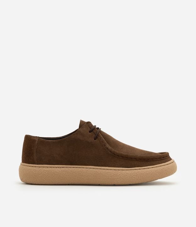 Championes Casual Moc Toe en Cuero Gamuza