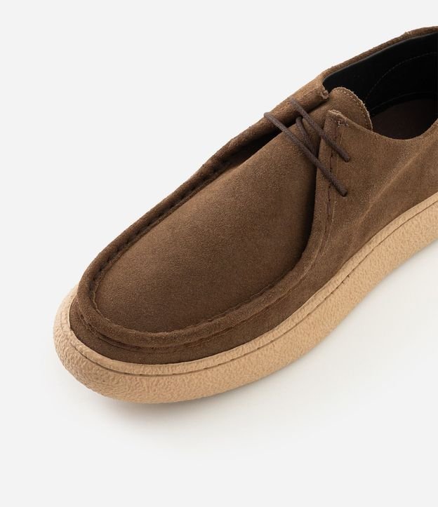 Championes Casual Moc Toe en Cuero Gamuza 5