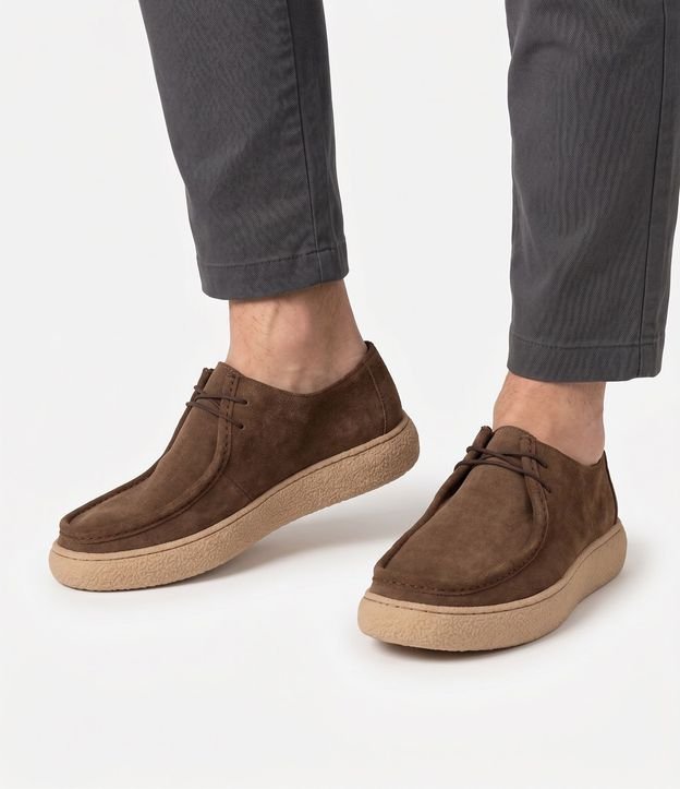 Championes Casual Moc Toe en Cuero Gamuza 2