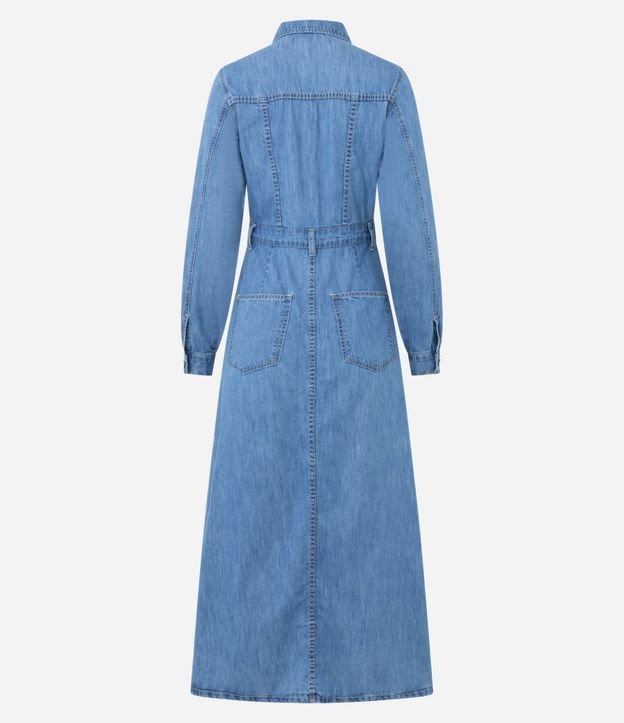 Vestido Midi en Jeans con Manga Larga 6
