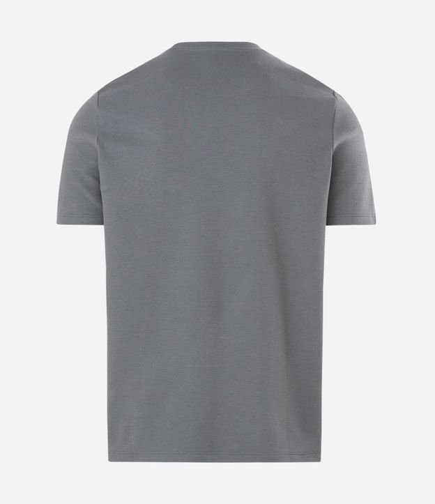 Remera Slim en Algodón Acanalada 4