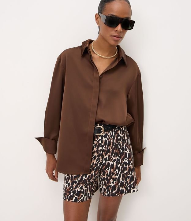 Short Sastre con Estampado Animal Print 2