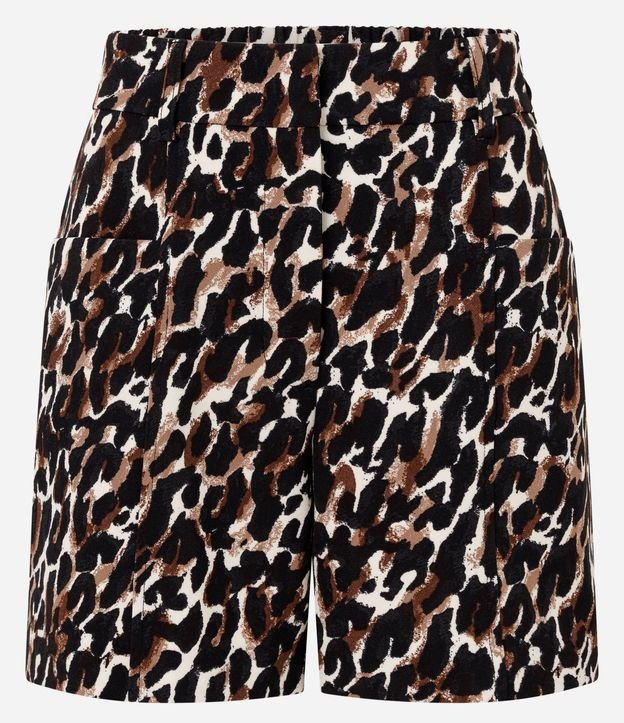 Short Sastre con Estampado Animal Print 6
