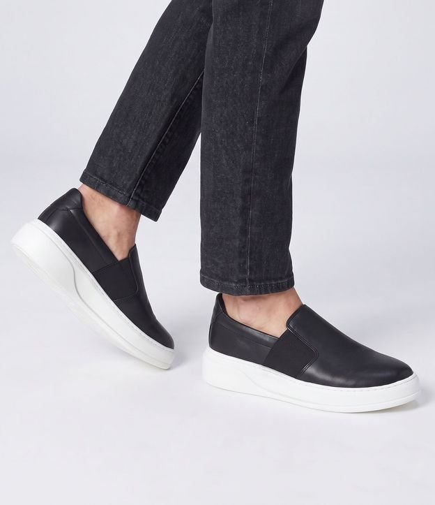 Championes Slip On en Cuero Napa 2