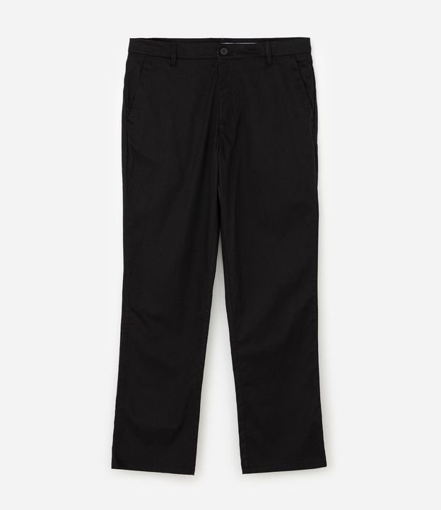Pantalón Sarga Lisa Modelo Recto