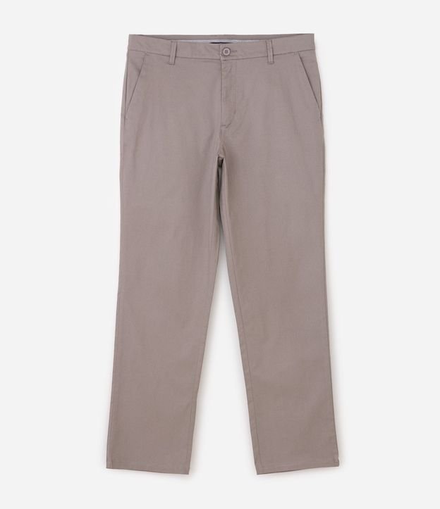Pantalón Sarga Lisa Modelo Recto 4