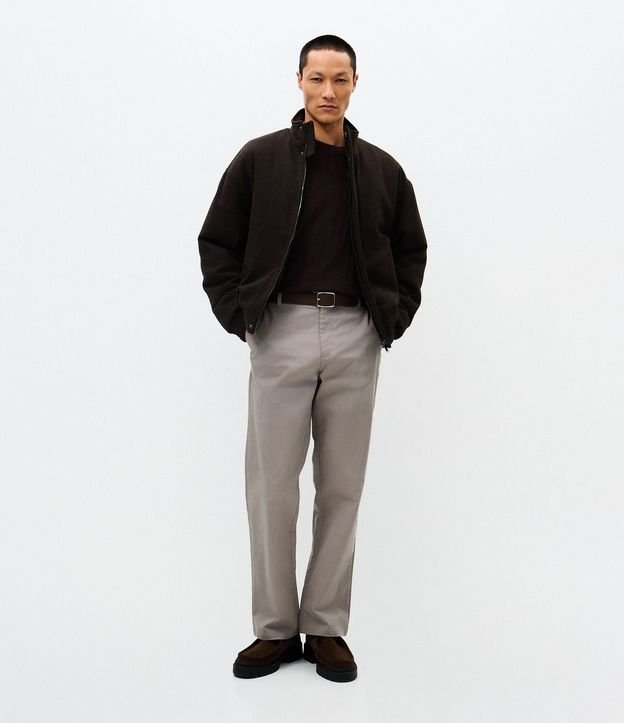 Pantalón Sarga Lisa Modelo Recto