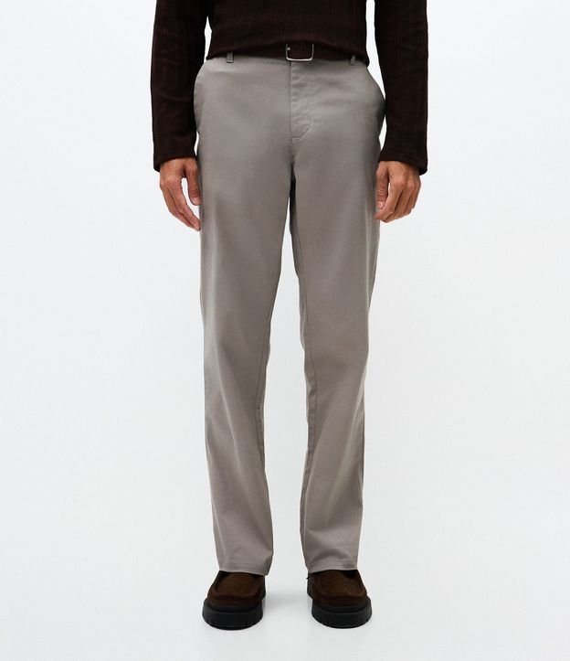 Pantalón Sarga Lisa Modelo Recto 2