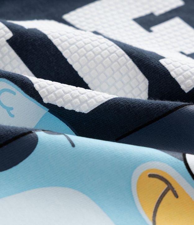 Pijama Infantil en Rib con Estampa de Bluey Futbol – Talle 2 a 8 años 5