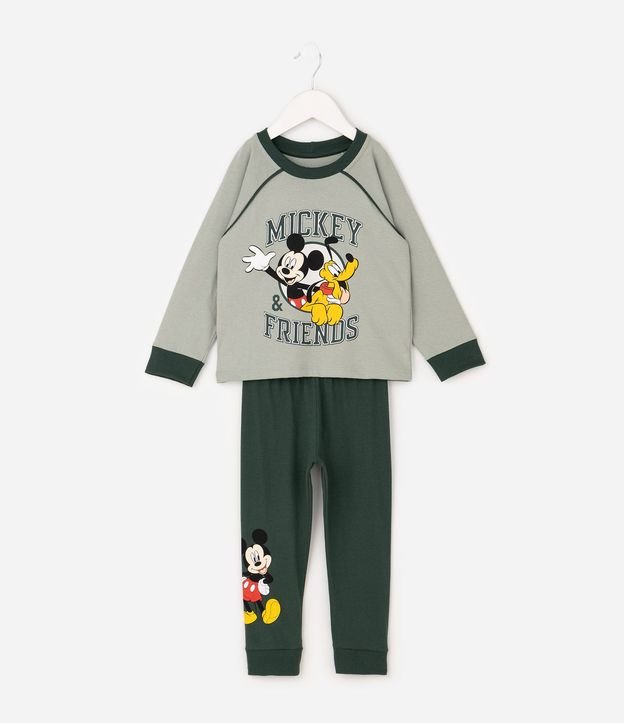 Pijama Infantil con Estampa de Mickey y Pluto – Talle 1 a 4 años 2
