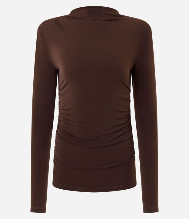 Blusa con Hombreras y Fruncido en los Laterales 5