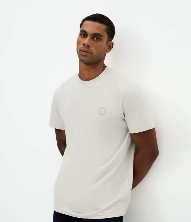 Remera Comfort en Algodón con Selo Náutico Âncora