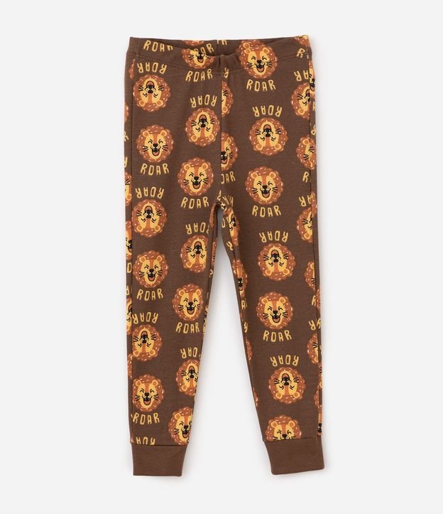 Pijama Infantil con Estampa Fullprint Leão – Talle 1 a 6 años 6
