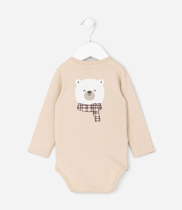 Body Infantil con Estampa de Oso y Lettering – Talle RN a 18 Meses 2