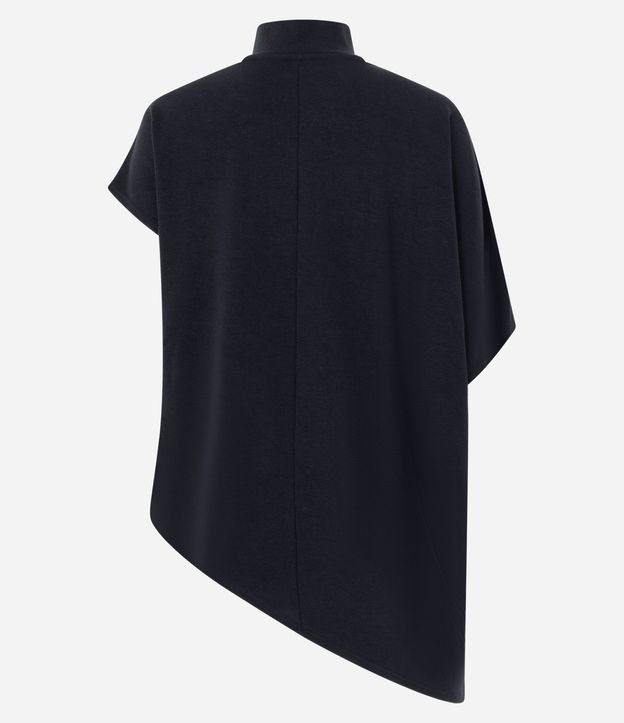 Blusa Asimétrica en Malla con Cuello Alto 6