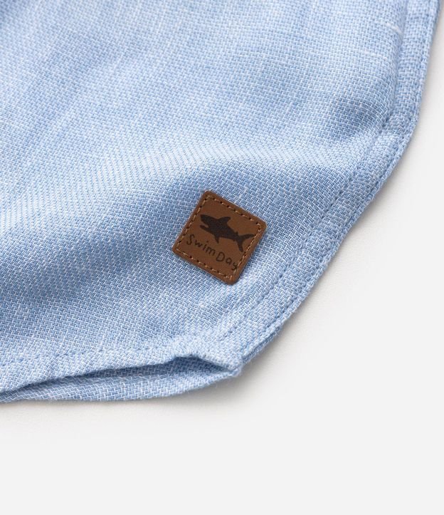 Camisa Infantil Lino con Bolsillo - Talle 0 a 18 Meses 4