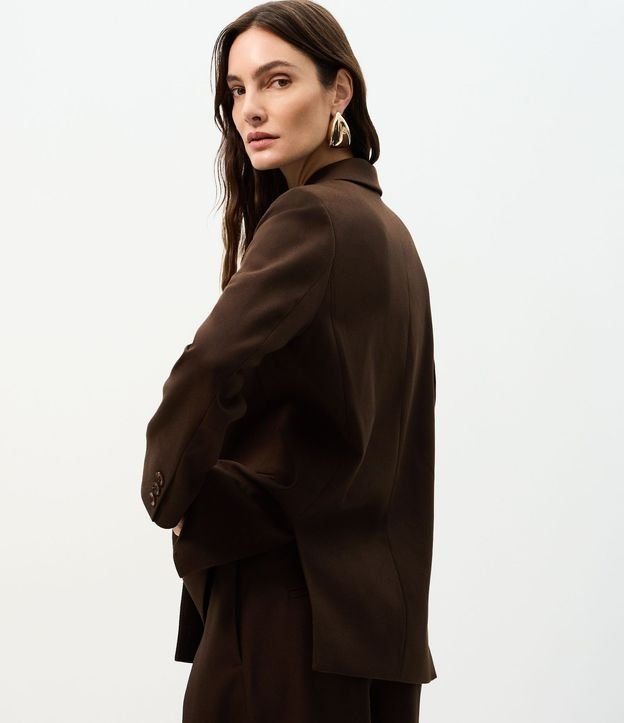 Blazer Oversized Estructurado con Botones Traspasados 5